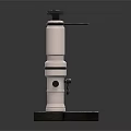 White Medical Device with Black Base Adjustable Knob Handle and U Shaped Bracket