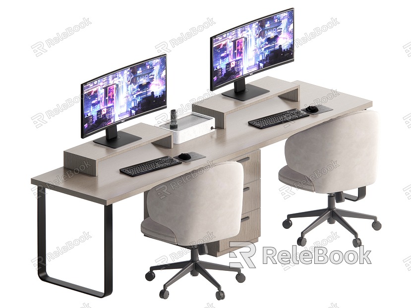 Office Desk and Chair Computer Desk and Chair Monitor Office Chair model