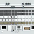 Modern Switch Panel 3d model