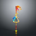 Scepter Ancient Scepter Cane Ancient Scepter Magic Scepter Metal Scepter Classical Scepter Magic Scepter 3d model
