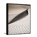 Desert Landscape Painting Featuring Rolling Sand Dunes Intricate Ripple Patterns And Contrasting Light Shadows