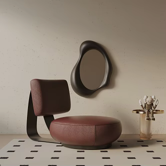 modern leisure chair 3d model