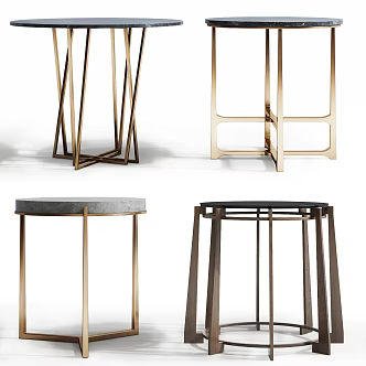 Modern round several sides several 3d model