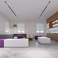 Contemporary Public Office Space With Ergonomic Chairs Desks Modern Lighting And Exposed Ceiling Design