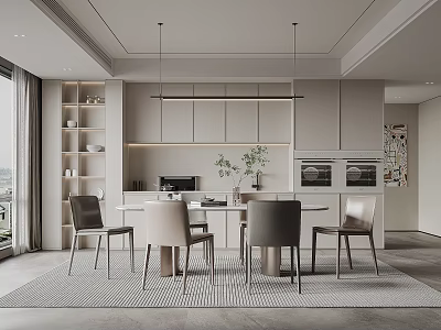Modern Restaurant Home Restaurant 3d model