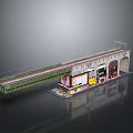 Tracks Cartoon Tracks Animation Tracks Railways Realistic Railways 3d model
