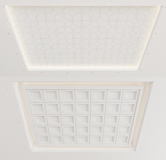 Modern Ceiling 3d model