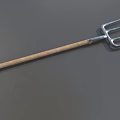 Fork Iron Fork Dung Fork Pitchfork Farm Tools Agricultural Fork Iron Fork Low Face Number Low Model Simple Model Game Movie Level Super Realistic 3d model
