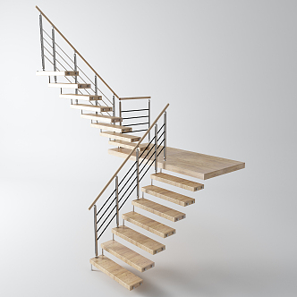 Modern Stairs 3d model