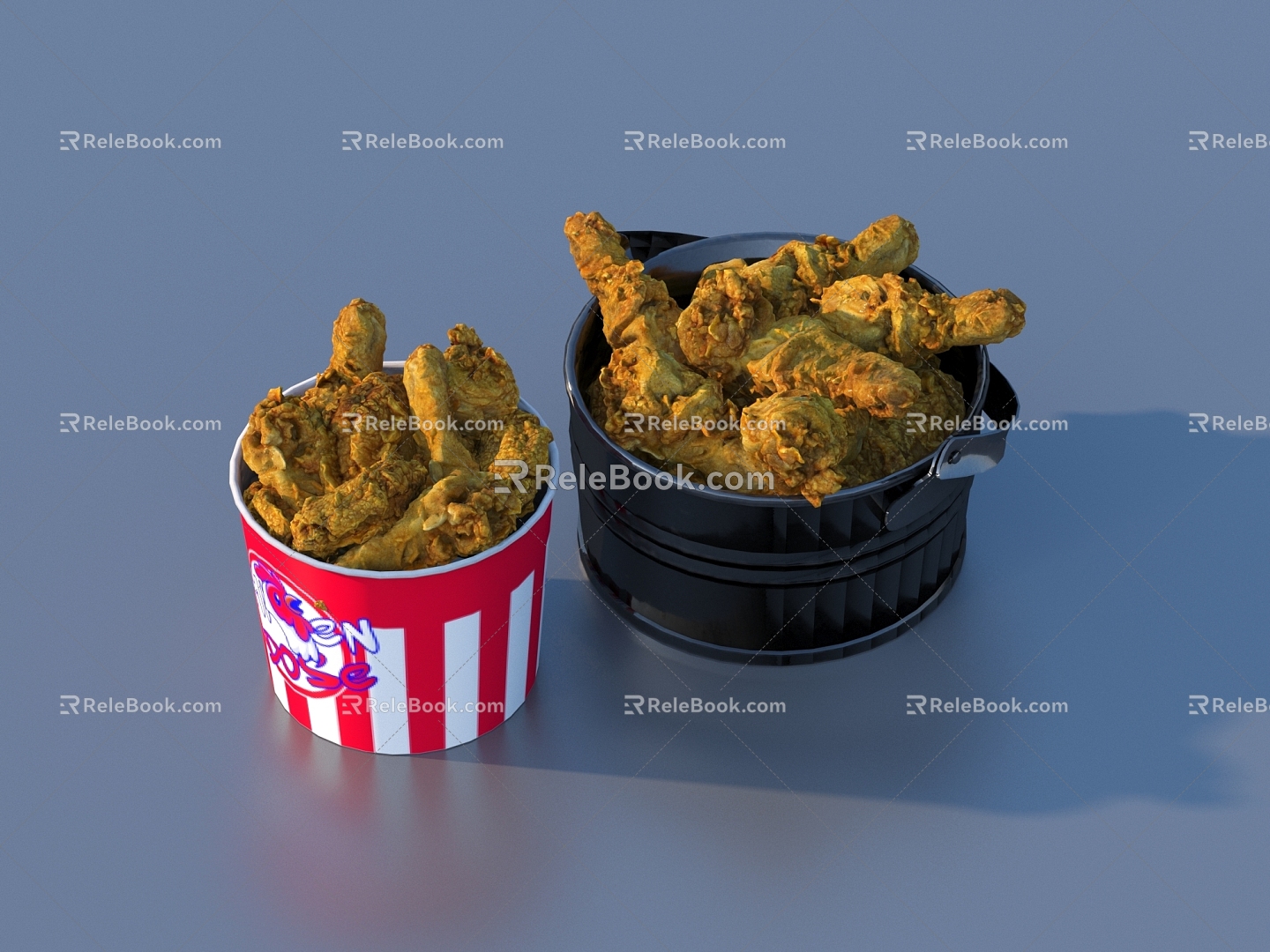 Chicken Leg Fried Chicken Leg 3d model