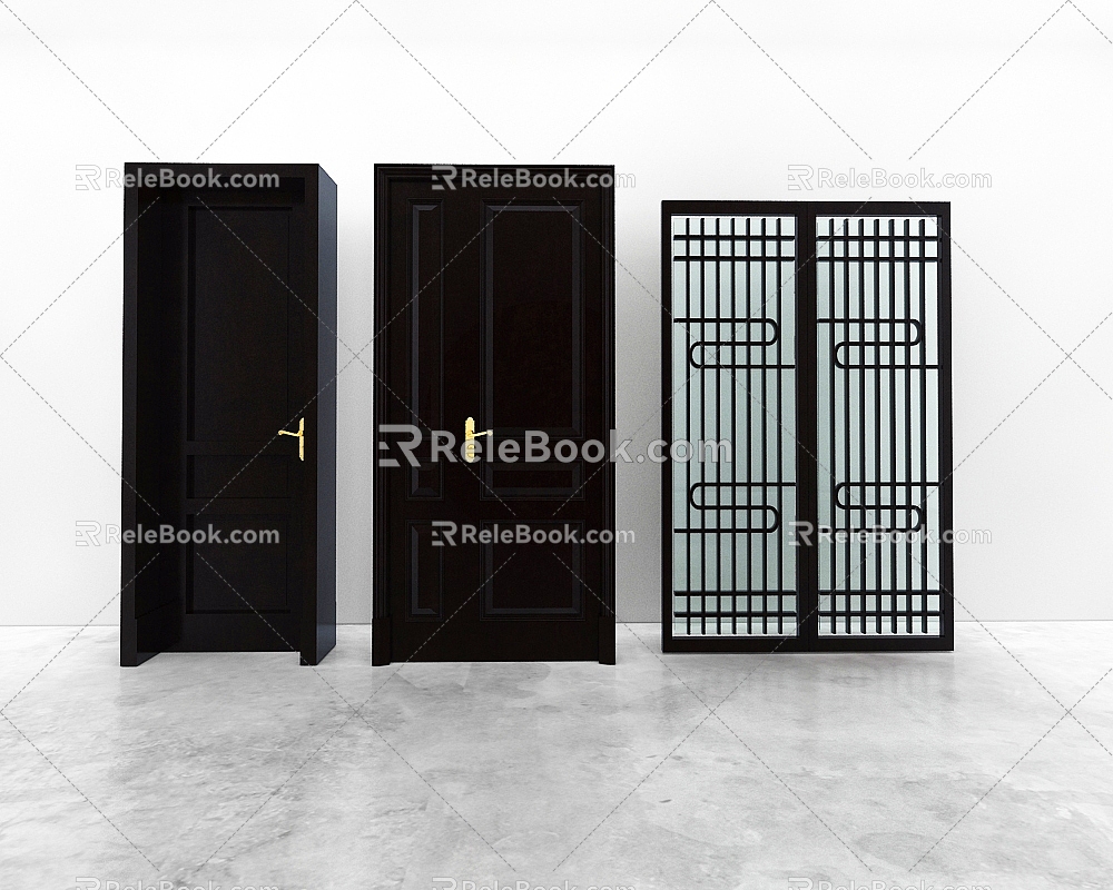 Door combination 3d model