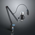 Modern Microphone Amplifier Capacitor Microphone High-end Microphone Mike Capacitor Mike High-end Mike 3d model