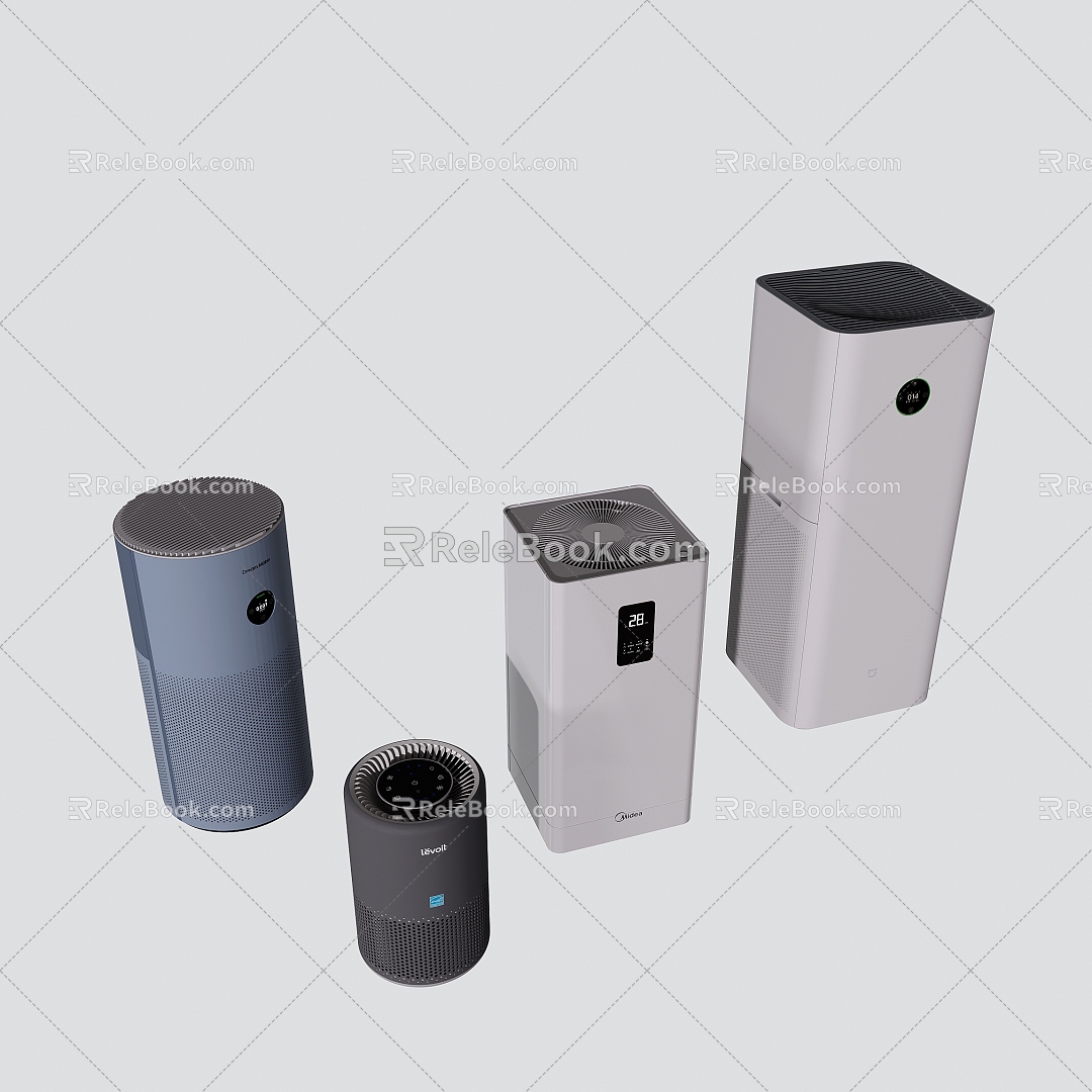 Modern Air Purifier Purifier Machine 3d model