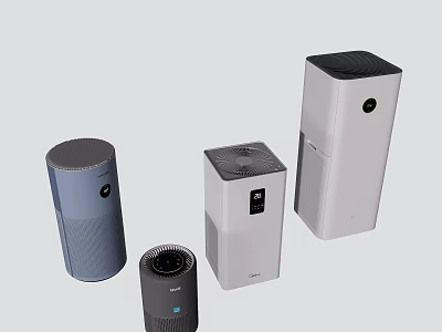 Multiple Smart Machines with Different Designs and Colors for Home Use 3d model