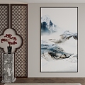 New Chinese Decorative Painting 3d model