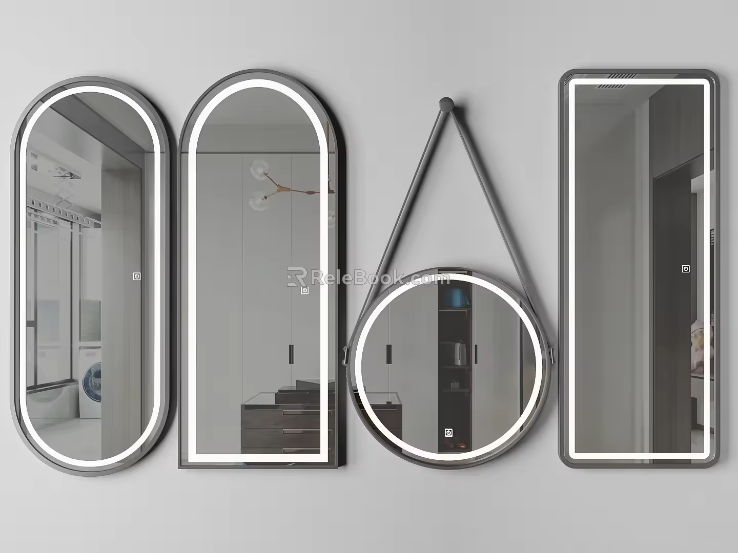 Modern Mirror 3d model