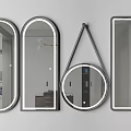 Modern Mirror 3d model