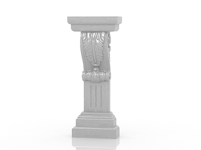 European Roman Column 3d model