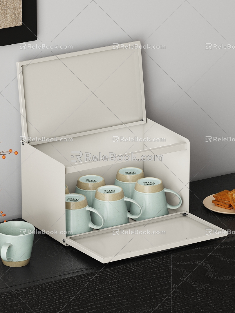 Water Cup Rack 3d model