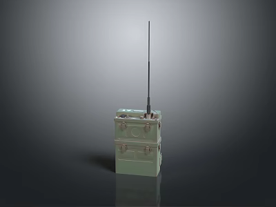 Radio Telephony Military Radio Military Walkie-talkie Military Telephone Military Radio Communication 3d model