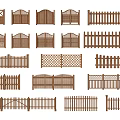 Different Types of Decorative Wooden Railings Featuring Various Patterns and Designs