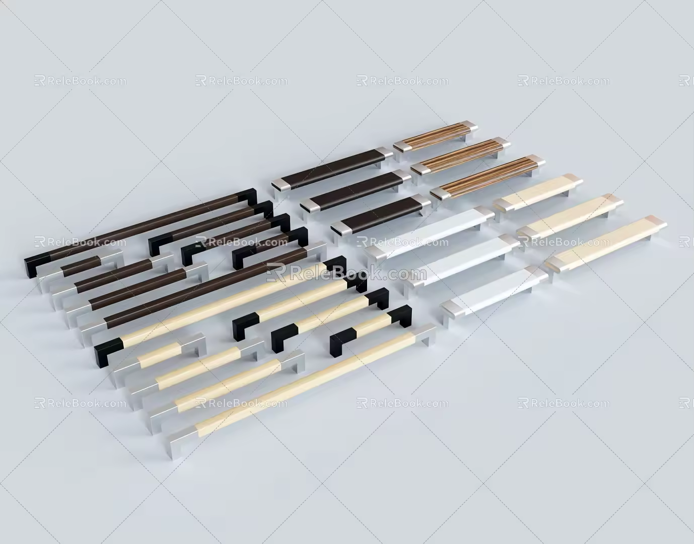 Modern handle 3d model