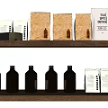 Food packaging with bottle laminate 3d model