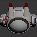 Robot Assistant Small Robot Butler 3d model