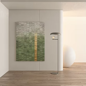 Quiet Wind Decorative Painting 3d model