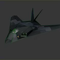 Stealth Military Aircraft Featuring Dark Blue Camouflage Sleek Fuselage And Twin Vertical Tails