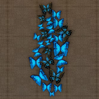 Modern Butterfly Craft 3d model