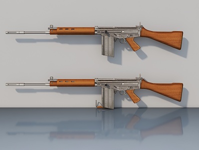 Firearms Weapons 3d model