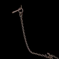Heavy Duty Industrial Iron Chains Piled On Ground With Hanging Link