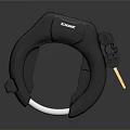 KRYPTON U Shaped Security Lock With Keys For Home And Bicycle Safety 3d model