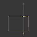 01 Modern Italian Shoe Cabinet Entrance Cabinet 3d model