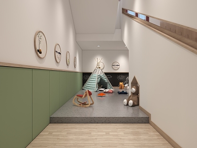 Modern Kindergarten 3d model