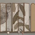 Screen partition 3d model