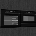 Embedded steam oven 3d model