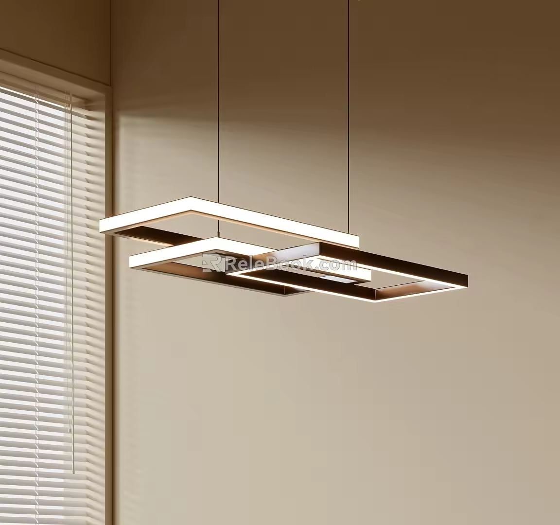 Modern Minimalist Chandelier Nordic Style Chandelier Mediterranean Style Chandelier Study Lamp Combination Dining Room Lamp 3d model
