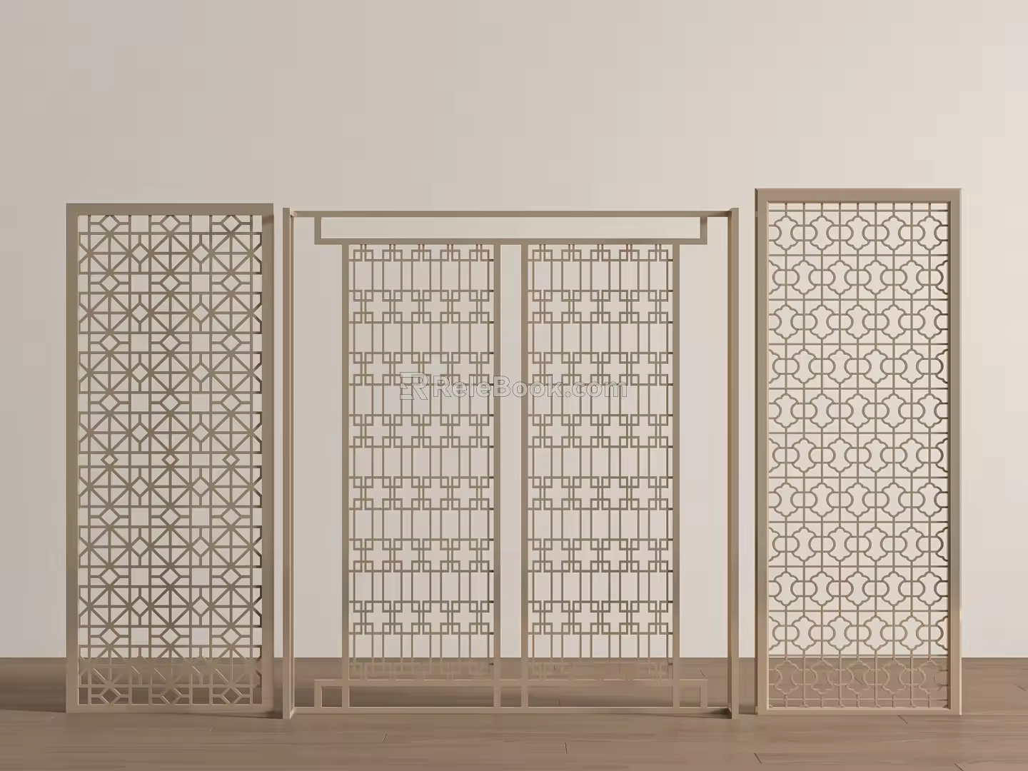 Modern Screen Middle Screen 3d model