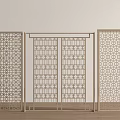 Modern Screen Middle Screen 3d model
