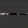 Various Stylish Pistols With Wooden Grips And Metal Bodies Design