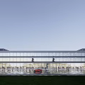Modern office building workshop 3d model