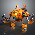 Modern Robot Mech Warrior Mech Soldier Machine Battlearm Mechanical Battlearm 3d model