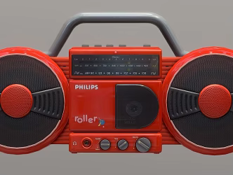 Radio Amplifier Player Audio Video Equipment Stereo Bluetooth Speaker 3d model