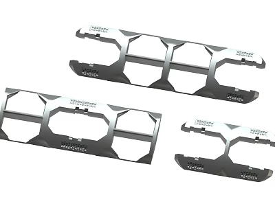 TECHSPEC Structural Metal Frame Components With Geometric Design And Multiple Units 3d model