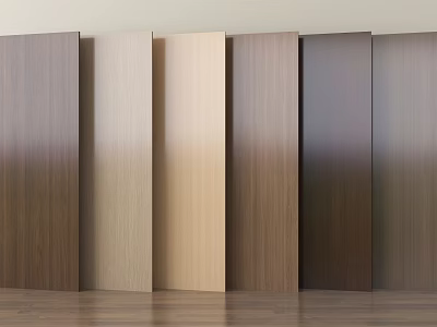 Natural Stone and Wood Panels With Various Textures For Interior Design 3d model