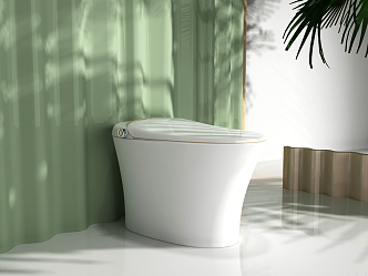 Modern Toilet Smart Toilet 3d model