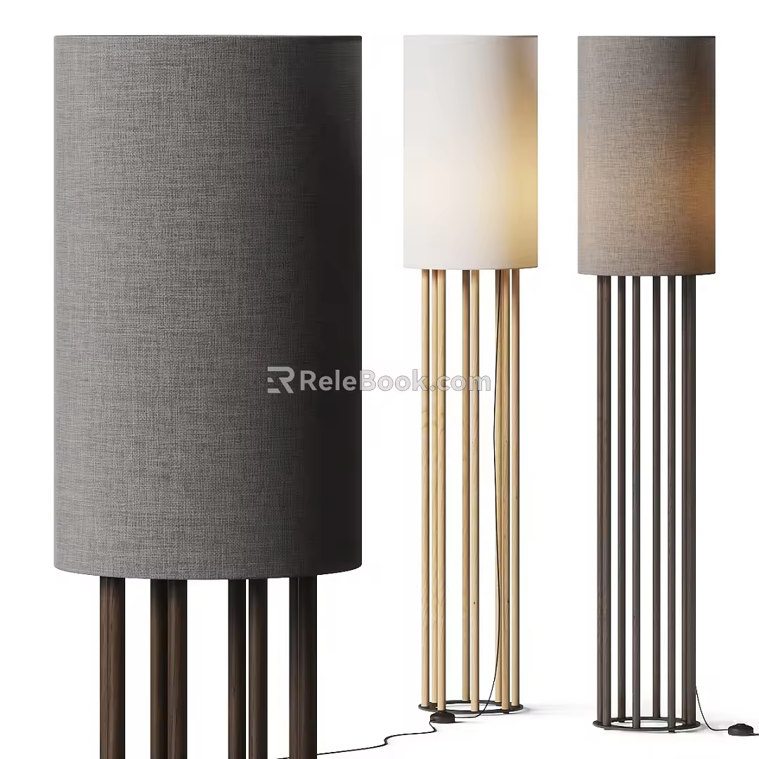 Maigrau Linn high floor lamp 3d model