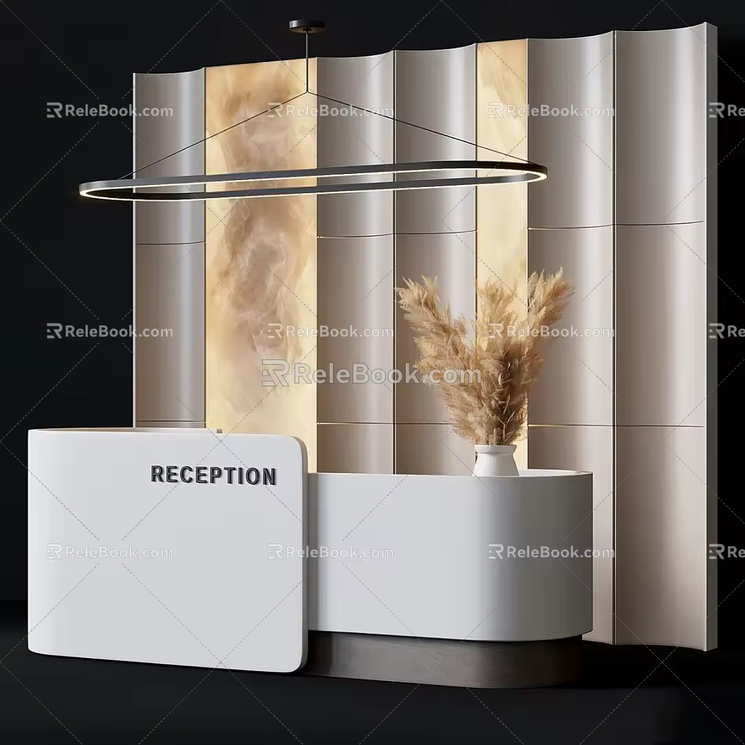 Reception Desk 3d model
